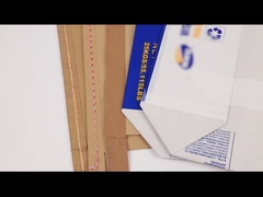 Het dubbel stikte Bruin Kraftpapier-Document Sterk de Ladingslager Met grote trekspanning van de Zaksterkte