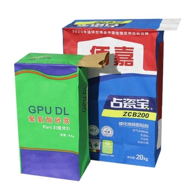 20 kg 25 kg 50 kg industriële geplakte klepzakken cementpapierverpakking