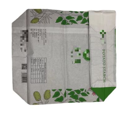 Custom Valve Type Multiwall Paper Sack Industrieel Verpakkingsstysel Met Laminatie