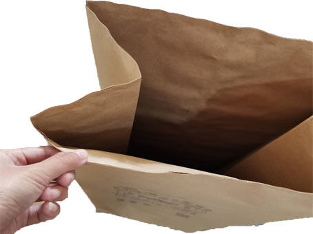 De biologisch afbreekbare Bruine 2 Vouw25kg Document Zak van het Yardafval