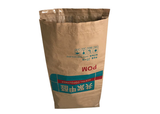 Industriële multi-layer kraft papieren zak Gratis monster 15kg 20kg 25kg