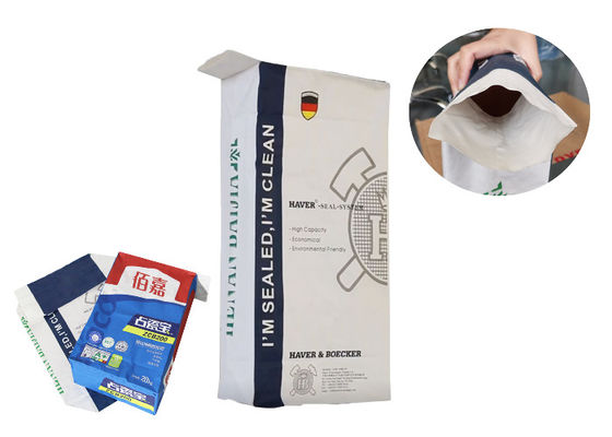 Kraftpapier-Document Gekleefd Gedemineraliseerd de Weipoeder van Klepzakken 20kg 25kg
