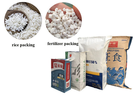 het Document van 25kg 20kg 50kg Multiwall Kraftpapier de Zak van de Klepzak voor Poeder Materiële Verpakking