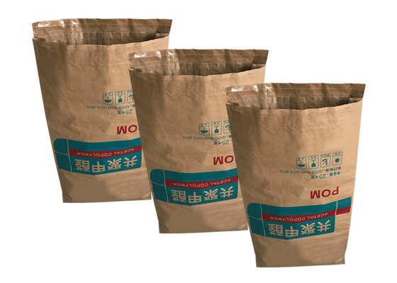 Van de het Snuifjebodem van de douanedruk het Document van Kraftpapier Zak 25 Kg-de Zak van de Bloemverpakking