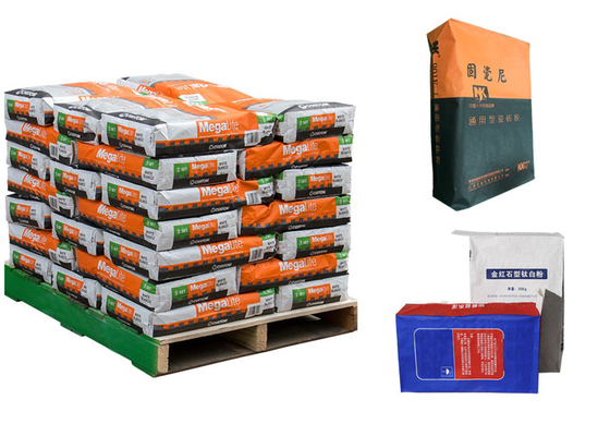 Cement Flexo die het Chemische Gekleefde het Document van Klepmultiwall Absorbeermiddel van de Zakken Vloeibare Morserij drukt