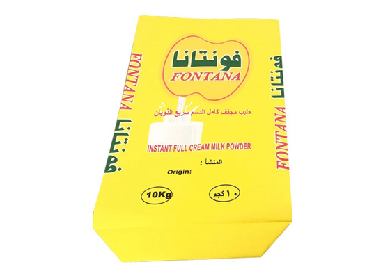 Melkpoeder Verpakking 20kg 25kg Multi Wall Paper Zakken 3 Lagen Pe Gevoerd
