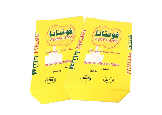 Food Grade Heat Sealed Paper Bags Multi Wall Leeg met Pe Liner