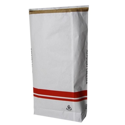 Geplakte Verpakking 3 Lagen 25kg 50kg Kraft Heat Seal Zakken Aangepast