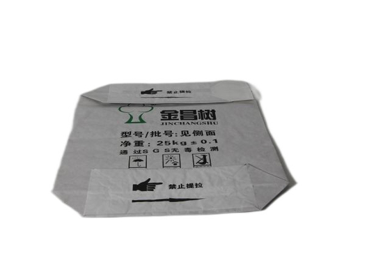 Aanvaard maatwerk industriële papier verpakkingszak 25kg met klep