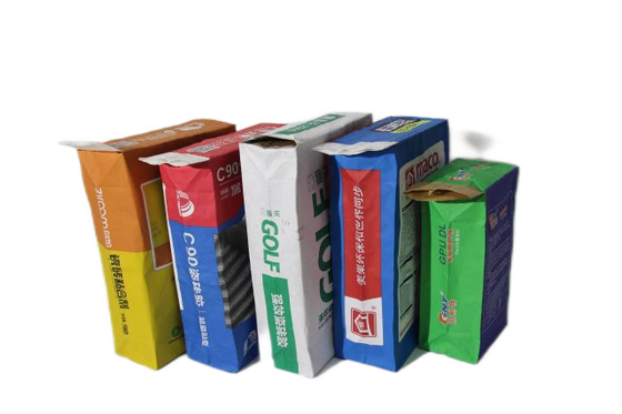 Op maat gedrukt 7 kleuren Kraft papier verpakkingszakken Op maat gesloten en vorm