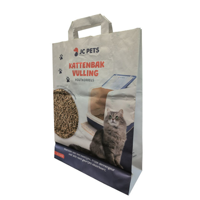 Aangepaste Kraftpapier-Document Zakken voor Cat Little Animal Food