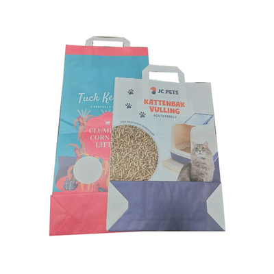Aangepaste Kraftpapier-Document Zakken voor Cat Little Animal Food