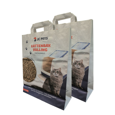 ISO9001 de douane drukte Biologisch afbreekbare Document Zakken voor Cat Litter Packaging