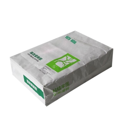 De witte Gekleefde het Document van Klepmultiwall Druk van de de Bloemzak 25kg 50kg Flexo van de Zakkenrijst