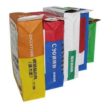 Douane Gekleefde het Document van Klepmultiwall Zakken voor Bloem die 5Kg 10kg 20kg 25kg verpakken
