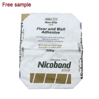 Multilayer het Document van Kraftpapier Chemische het Document van de Zak Vierkante Bodem Klepzakken 60g-120g/M2