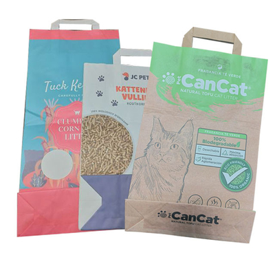 de Hitte van 6L 10L - verzegelde Zijhoekplaat Biologisch afbreekbare Cat Litter Bags Wear Resistance