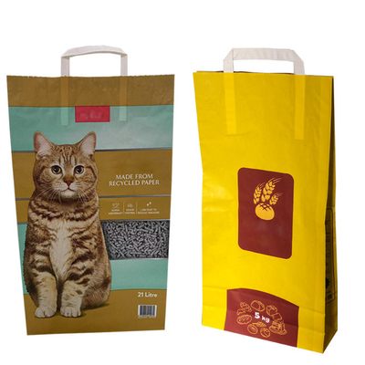 De Hitte van de douanedruk 6L 10L - verzegelde Biologisch afbreekbare Cat Litter Bags Wear Resistance