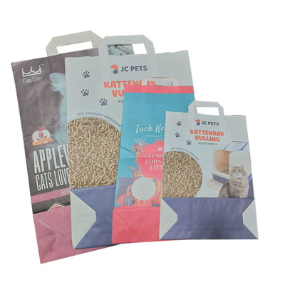 Open het Document van Mondkraftpapier Zakken voor Cat Litter Packaging