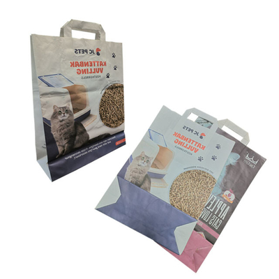Open het Document van Mondkraftpapier Zakken voor Cat Litter Packaging