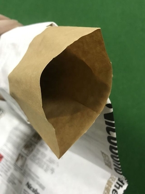 Op maat gedrukt Tot 7 Kraftpapierverpakkingszakken Aanvaard op maat gemaakte capaciteit