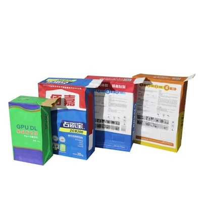 Het Document van het Cementkraftpapier van het douaneembleem 25kg 50kg Klepzak Één de Eindedienst
