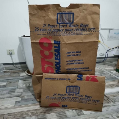 Op maat bedrukte voeringpapier gazon vuilniszakken Heavy Duty