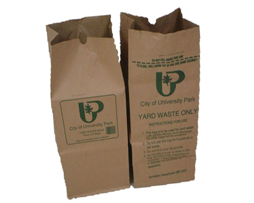 Aangepaste dikte Kraft Gazon papieren zakken 30 gallon