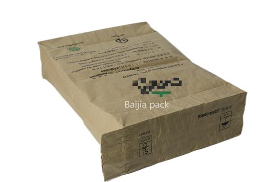 Gepersonaliseerde Multiwall Kraft Papierzakken Fda Certificatie Chemische industrie Verpakkingen