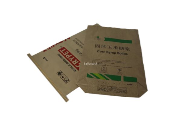 60x40x10 cm Multiwall zakken voor diervoeder / additieve verpakking