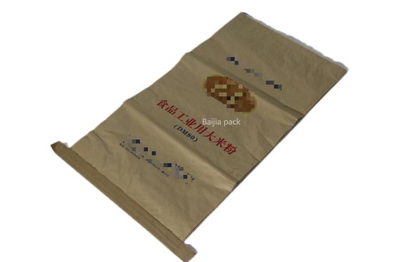 60x40x10 cm Multiwall zakken voor diervoeder / additieve verpakking