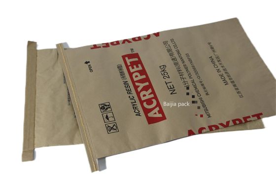 60cmx40cmx10cm Multiwall Kraft Paper Bags Op maat gedrukt