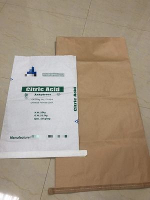 Op maat gesneden papierzakken met open mond met meerdere muren voor hoogwaardige behoeften