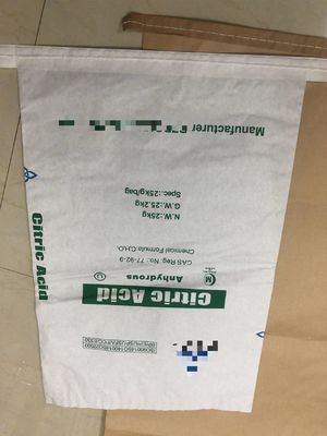 Gepersonaliseerd drukwerk 20 kg naaipapierzakken voor verpakkingen