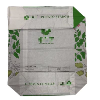 Custom Valve Type Multiwall Paper Sack Industrieel Verpakkingsstysel Met Laminatie