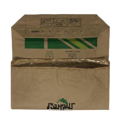 Gepersonaliseerde industriële multiwandpapierzakjes met platte bodem voor maltodextrine met logo