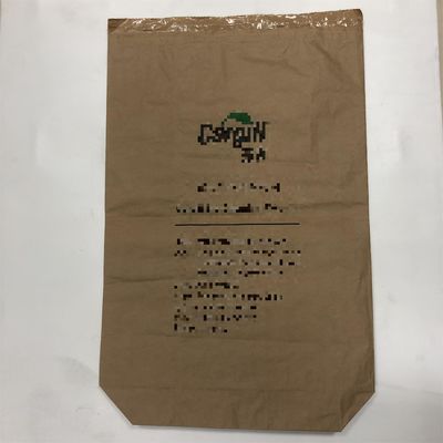 Gepersonaliseerde industriële multiwandpapierzakjes met platte bodem voor maltodextrine met logo