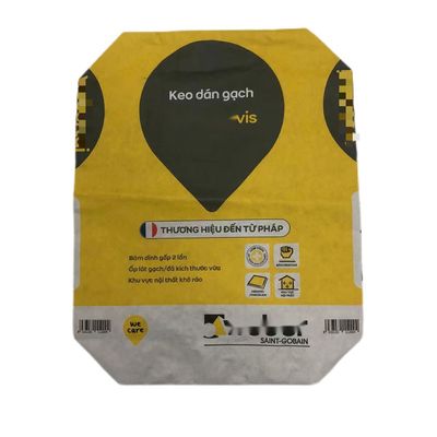 Industrial Valve Lamination Multi Wall Paper Bags voor kleefverpakkingen