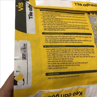 Industrial Valve Lamination Multi Wall Paper Bags voor kleefverpakkingen