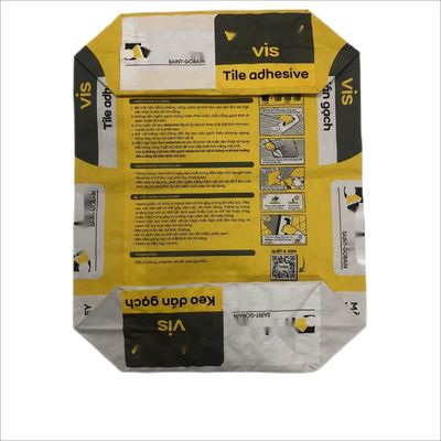 Industrial Valve Lamination Multi Wall Paper Bags voor kleefverpakkingen