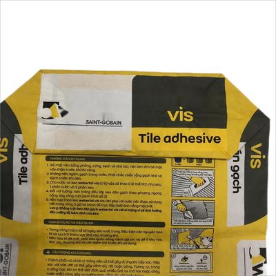 Industrial Valve Lamination Multi Wall Paper Bags voor kleefverpakkingen