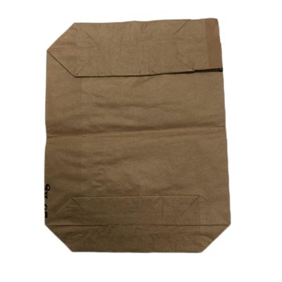 Pasted Valve Multiwall Paper Bags with 10kg to 50kg Capacity Made from Multilayer Food Grade Kraft Paper for Enhanced Tear Resistance