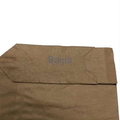 Pasted Valve Multiwall Paper Bags with 10kg to 50kg Capacity Made from Multilayer Food Grade Kraft Paper for Enhanced Tear Resistance
