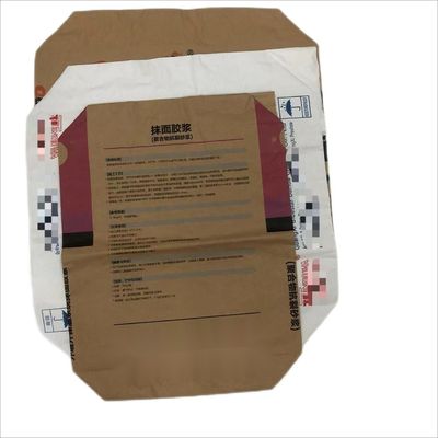 Gepersonaliseerde verpakking Industriële papieren zak 25 kg Verpakking Chemische bouwmaterialen Voedselpoeder