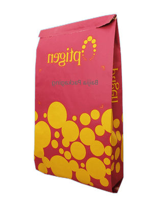 Eco-vriendelijke warmteverzegelde kraftpapieren zakken Custom logo Food Grade Packaging Voor voedsel Landbouw Chemie Voederbouw