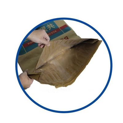 Aanpasbare, warmteverzegelde, gerecycleerde, meerwandpapieren zak voor voedselverpakkingen