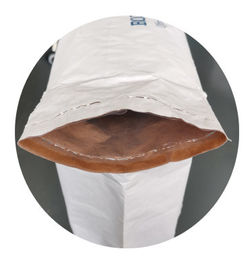 Antislip Gekleefde het Document van Klepmultiwall Zakken Antidaling Gescheiden PE Filmlaminering