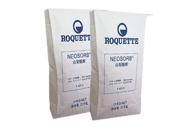 Duurzame Witte Bruine Kraftpapier-Document Zakhitte - verzegelde Multiwall-Document Zakken Gemakkelijk te openen