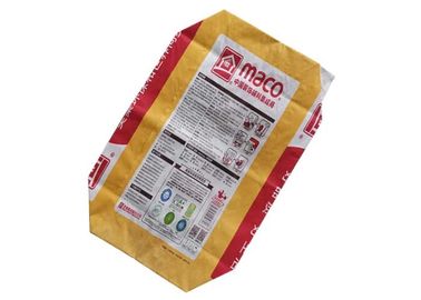 Van de de Klepzak Gekleefde Klep van het douanecement het Document van Multiwall Zakken Op zwaar werk berekende 40kg