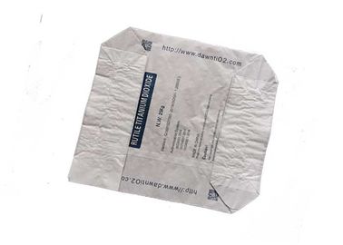 Hoge snelheid die Gekleefde de Bodemdocument van Klepzakken Witte Bruine Gemakkelijke Open Vlakke Zakken vullen